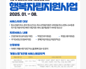 [프로그램] 행복자립지원사업 선정