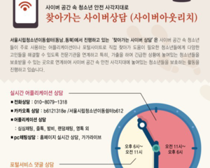 안녕하세요! 서울시립청소년이동쉼터를 홍보합니다!